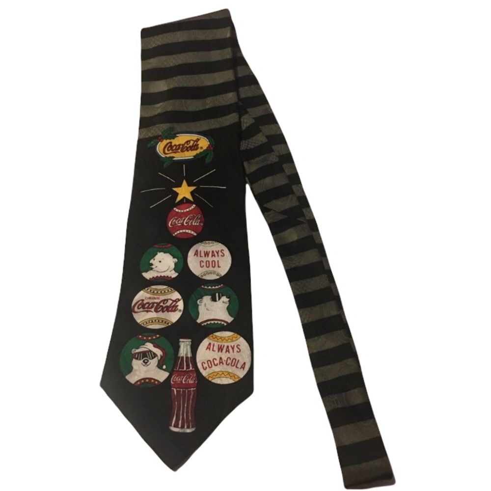 Christmas Coca Cola Polar Bear Tie